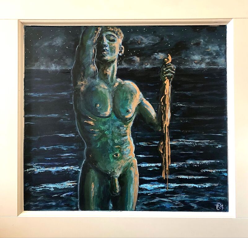 Una stella lontana, a due passi da me - a Paint by Luca Pandolfi